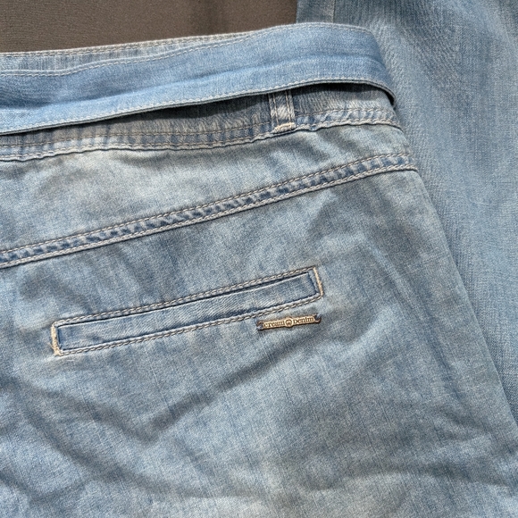 Vintage Cream Denim cuffed jeans - Picture 6 of 9